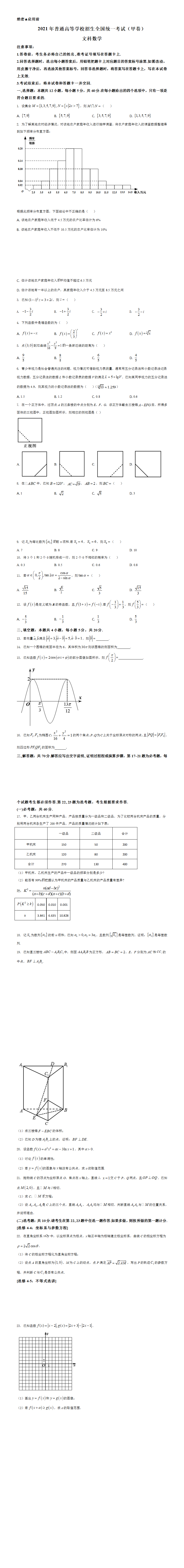 2021年全国高考甲卷数学（文）试题（原卷版）.png